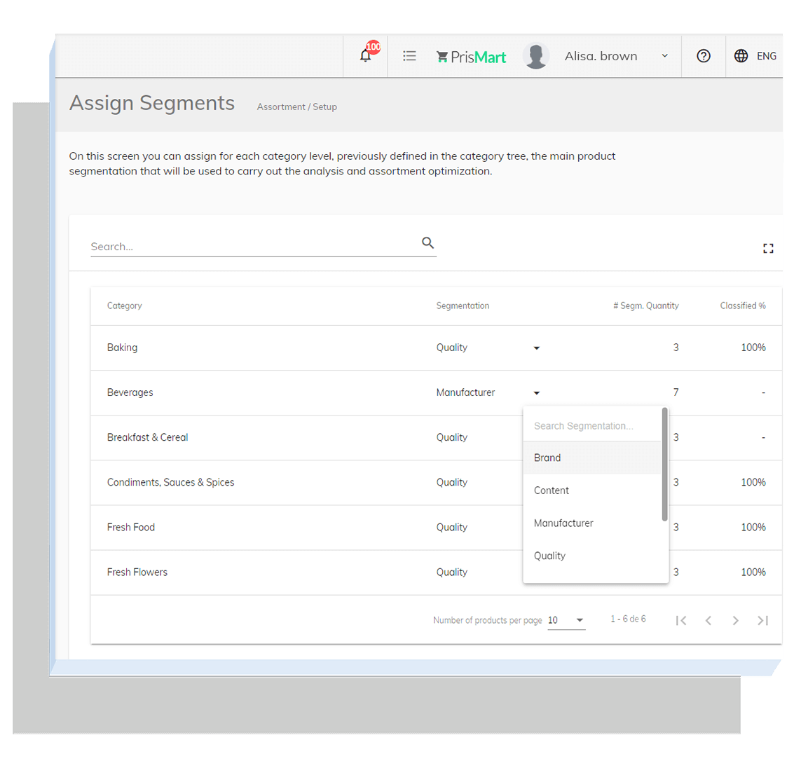 Prisma Assign Segments