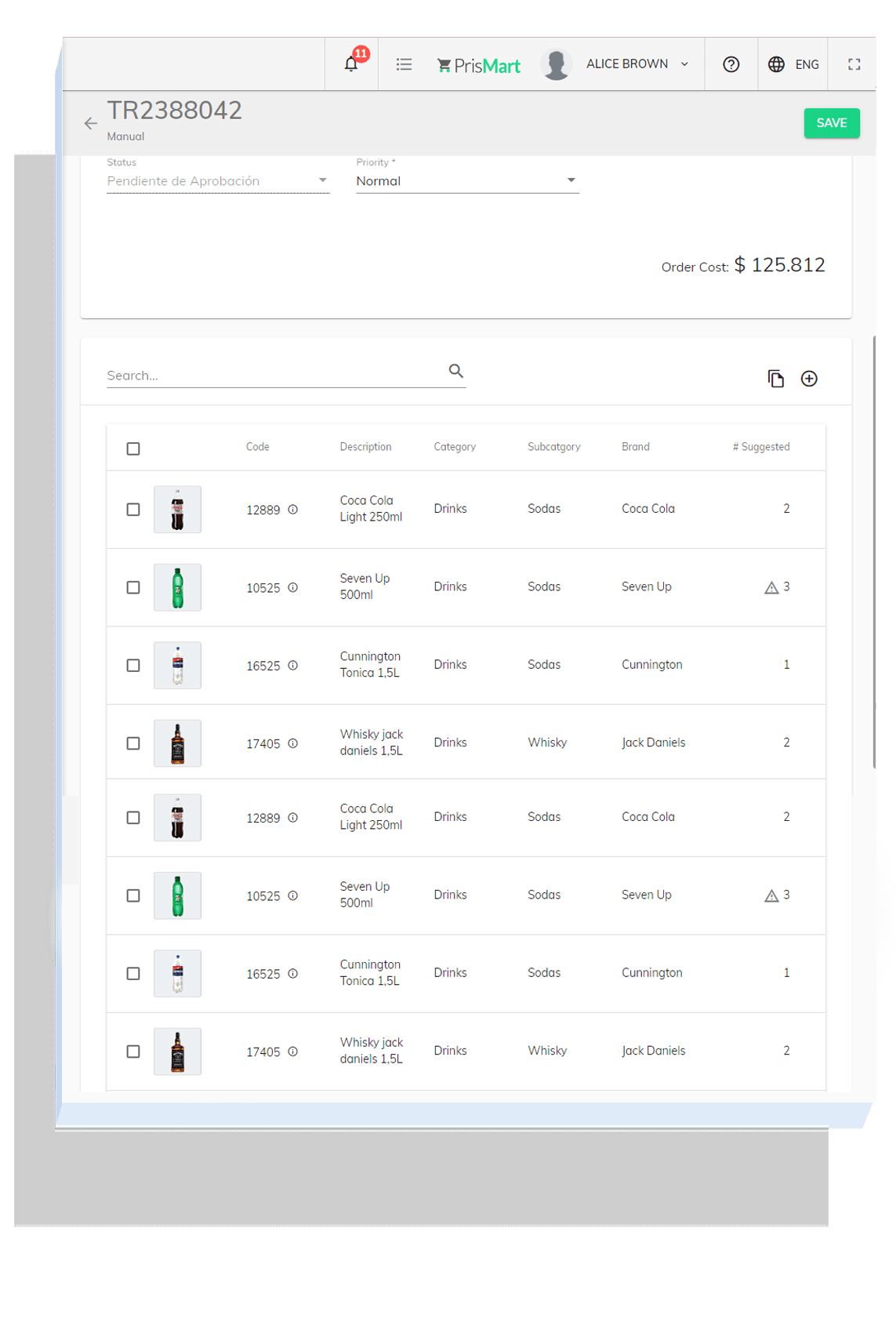 Predict product demand